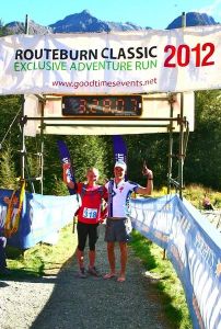 Routeburn Classic winners Braden Currie and Whitney Dagg