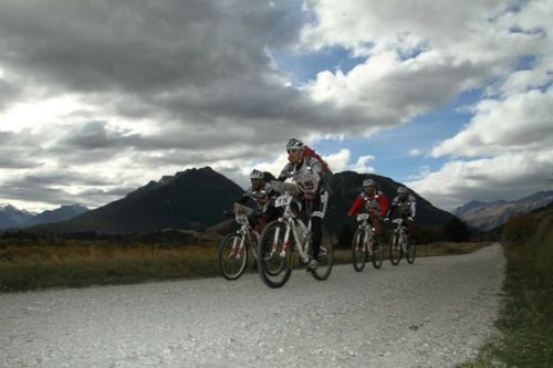 Mountain biking during the GODZone Adventure Race