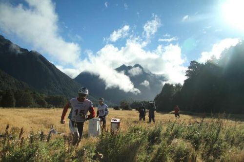 Running through some rather nice scenery in the GODZone Adventure Race