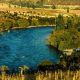 Kayaking teams on the Clutha River