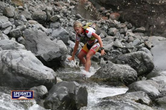 Jess Simpson on the 33km mountain run last year