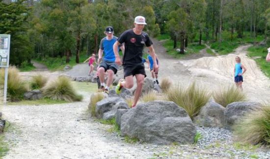 Braden Currie training the Coast to Coast Rangers from Linwood College