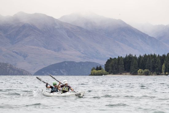 Team Racers Edge, powered by Torpedo7, Marcel Hagener and Simone Maier kayak at Red Bull Defiance 2017