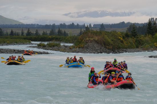 Spring Challenge rafting stage