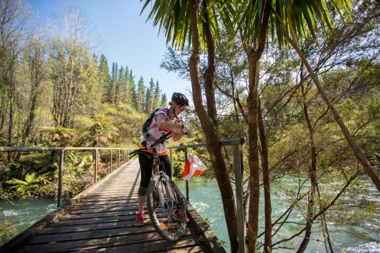 Navigating on the bike